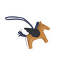 HERMES Pegasus Sesame Blue Saphir Black Z stamp (made in 2021) Bag charm