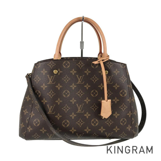 LOUIS VUITTON Monogram Montaigne MM M41056 Hand bag