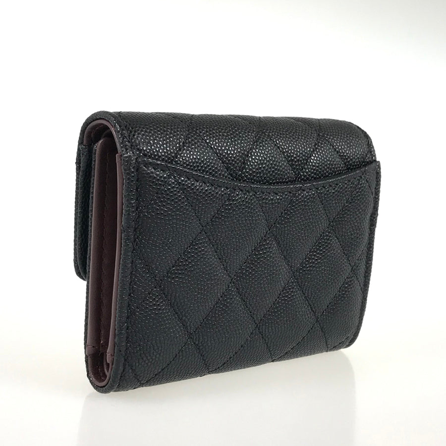CHANEL Matelasse Trifold wallet