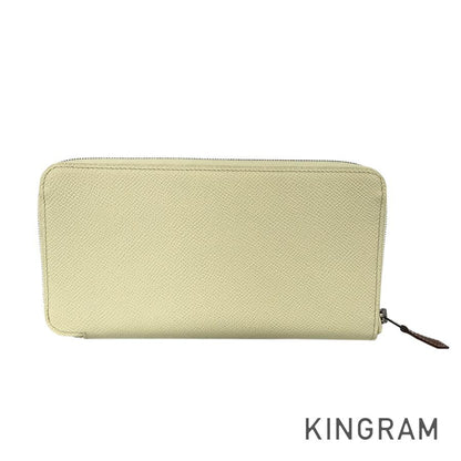 HERMES Azap Silkwin Long wallet Round zipper