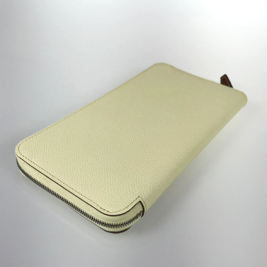 HERMES Azap Silkwin Long wallet Round zipper