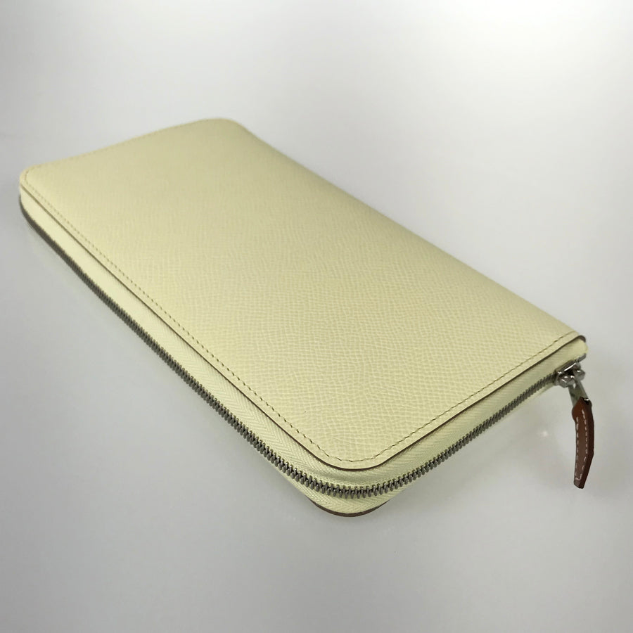 HERMES Azap Silkwin Long wallet Round zipper