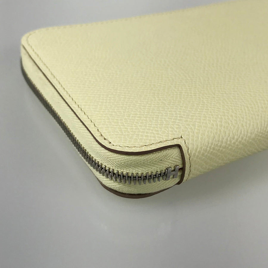 HERMES Azap Silkwin Long wallet Round zipper