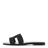 Amelia Denim Canvas Oran Sandals 37.5 Bleu Brut