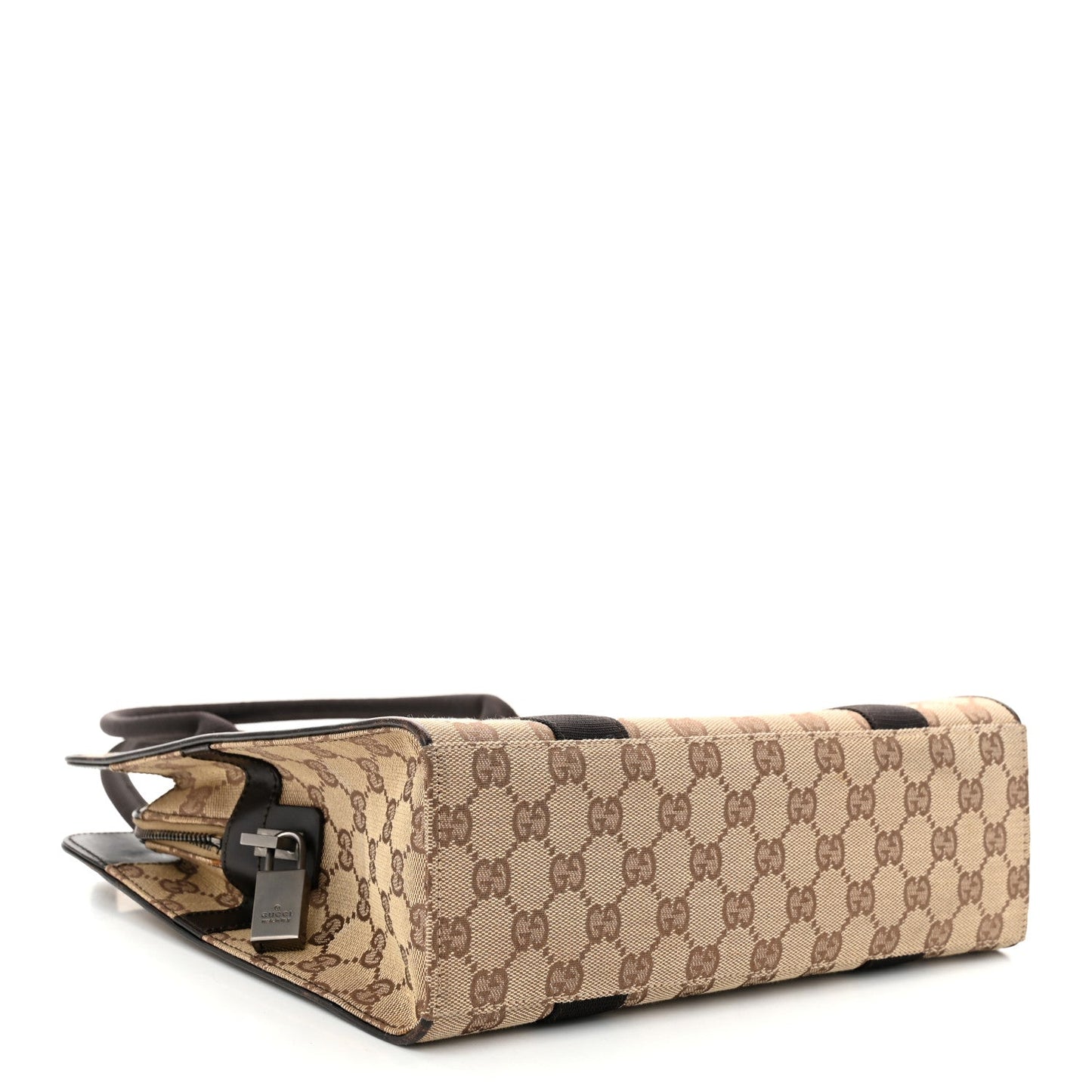 Amelia GG Monogram Tote Dark Brown