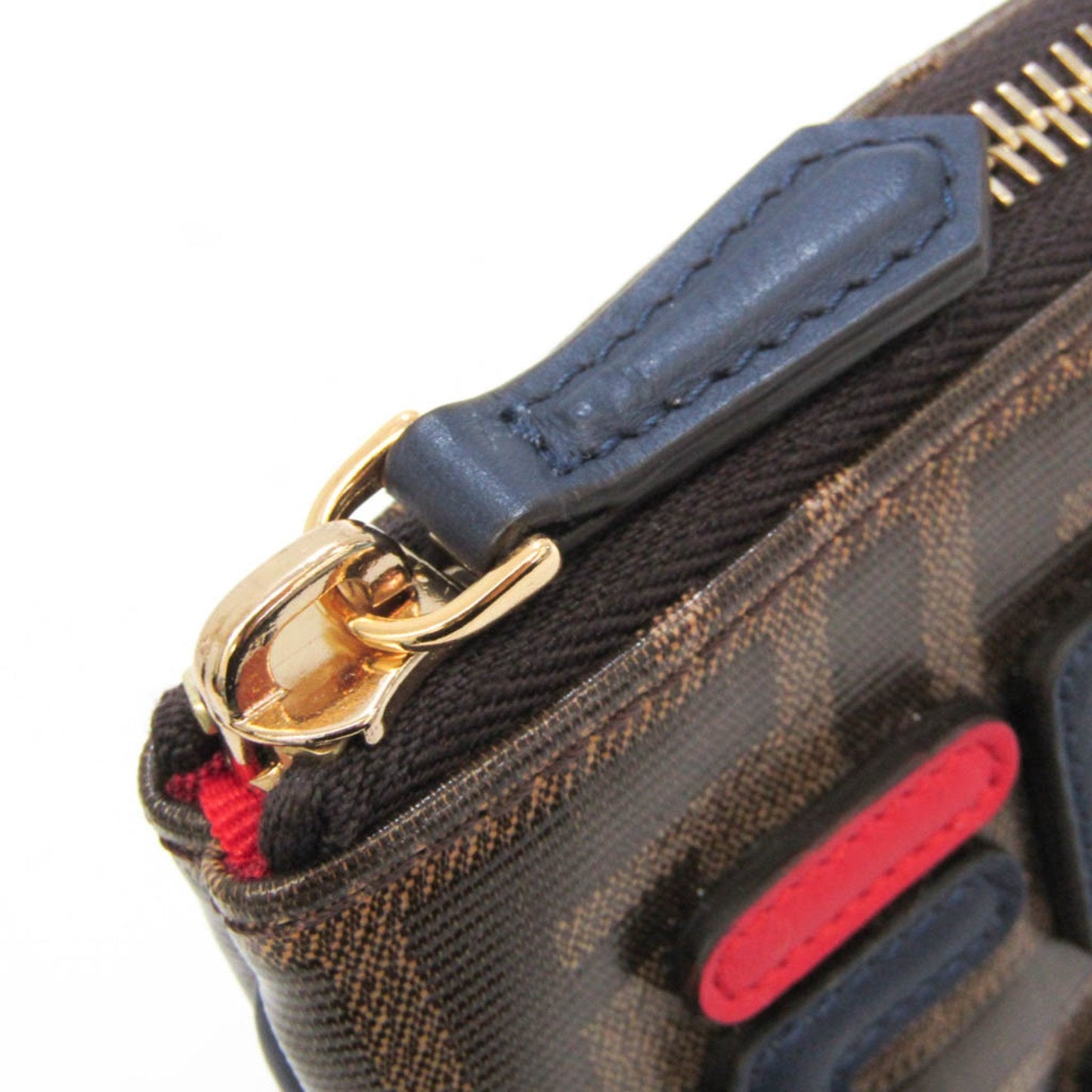 Fendi Pocket  Canvas Clutch Bag