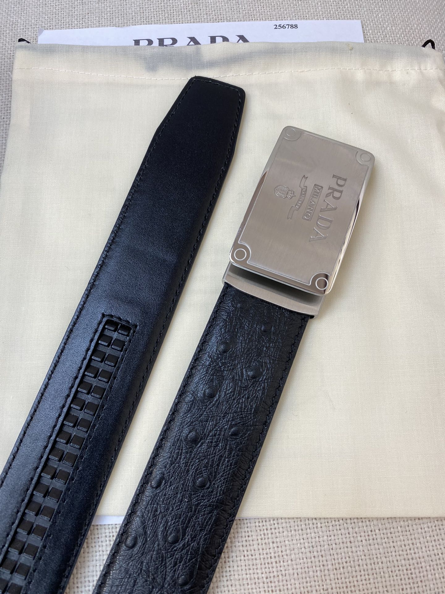 CINTO PRADA 3,5 CM