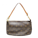 Louis Vuitton Pochette Accessoire  Canvas Clutch Bag