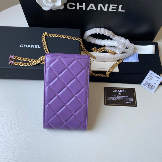 CHL - Phone Holder Purple Bag For Women 15cm/6in