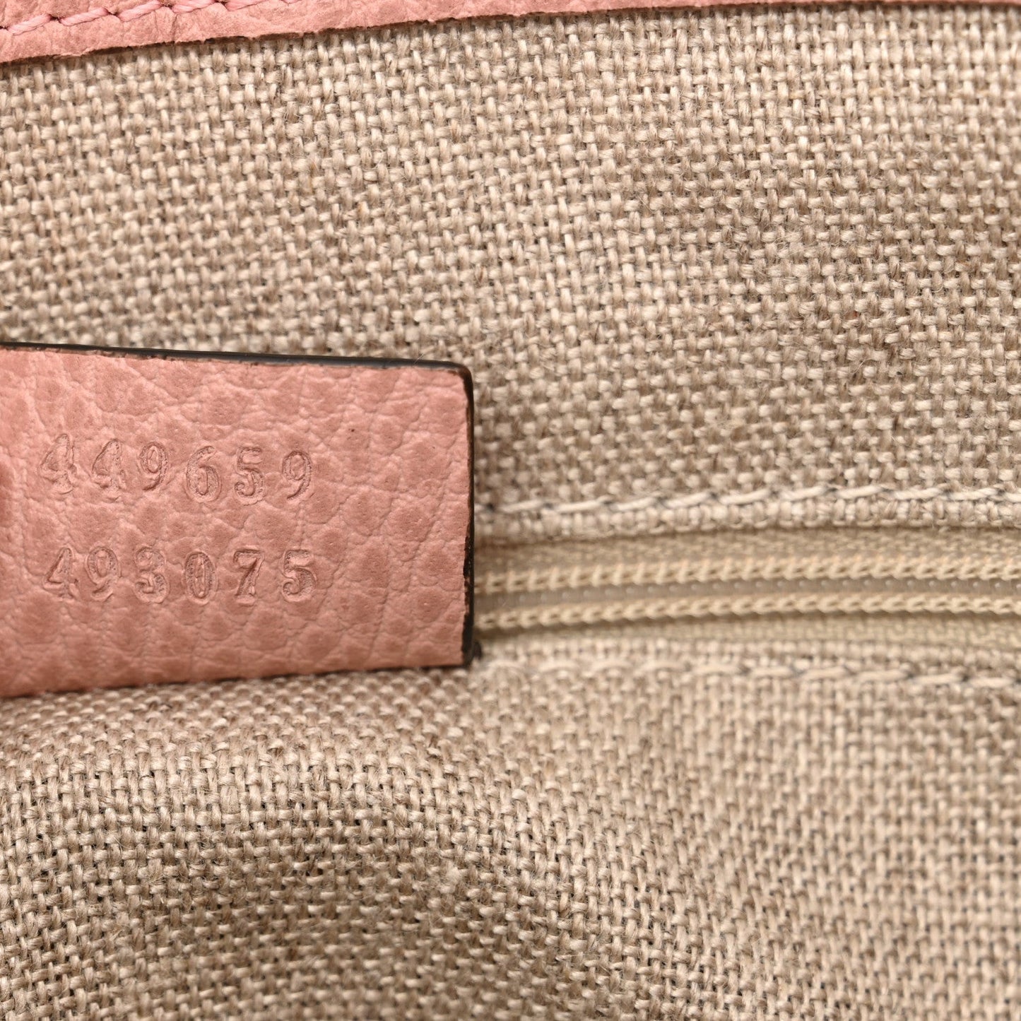 Amelia Dollar Calfskin GG Charm Satchel Soft Pink