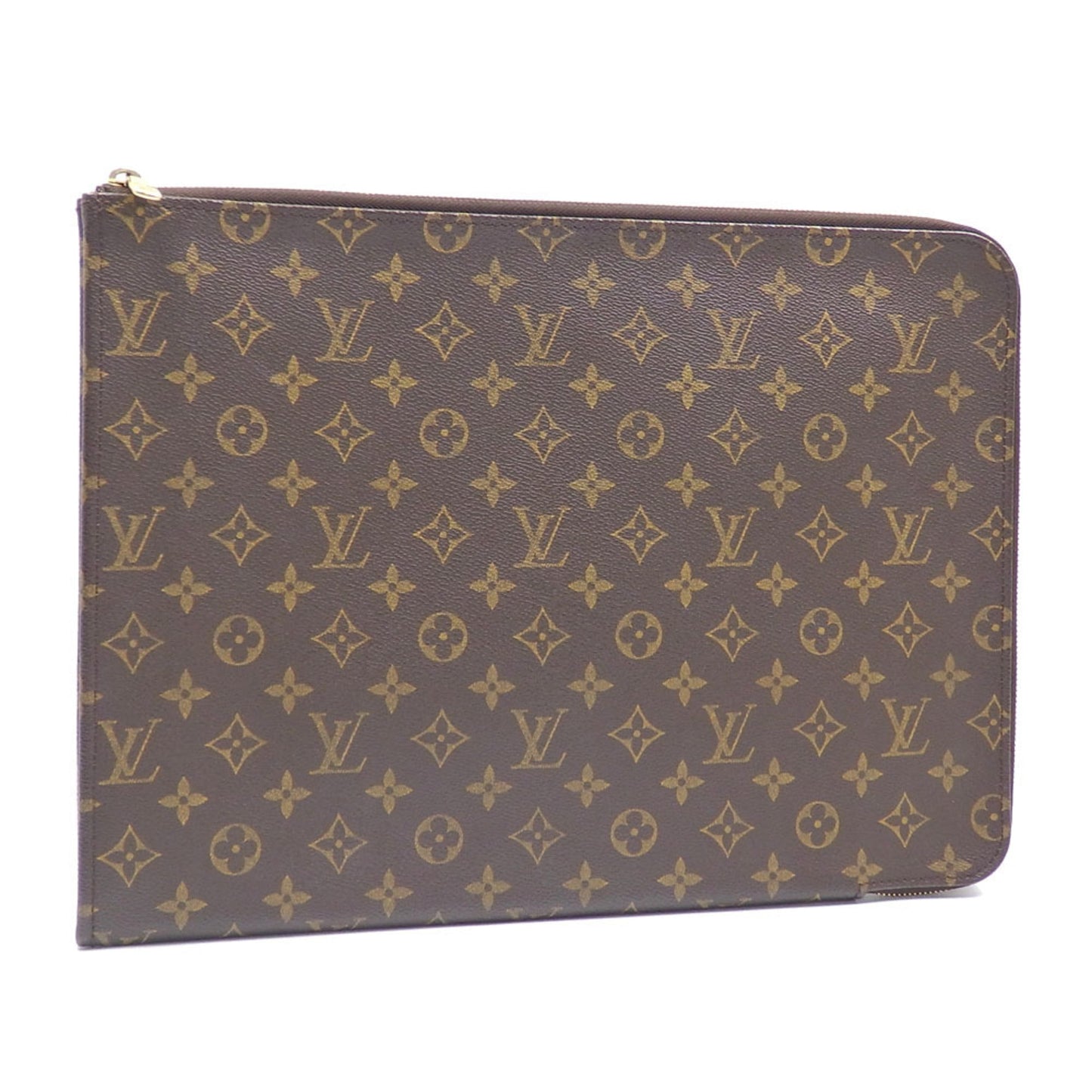 Louis Vuitton Poche Document  Canvas Clutch Bag