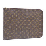 Louis Vuitton Poche Document  Canvas Clutch Bag