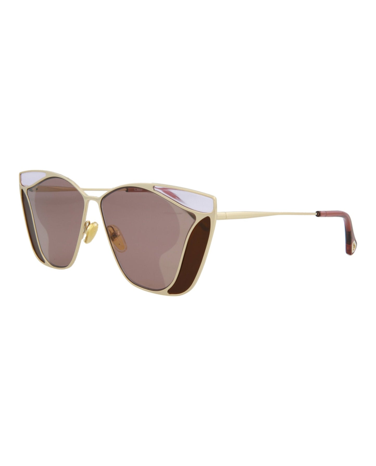 CHL - CC oe Cat Eye-Frame Metal Sunglasses