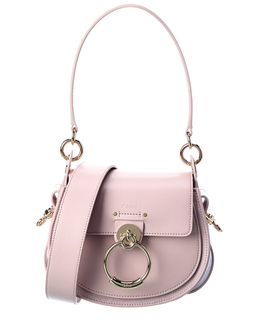 CHL - CC o? Tess Small Leather & Suede Shoulder Bag
