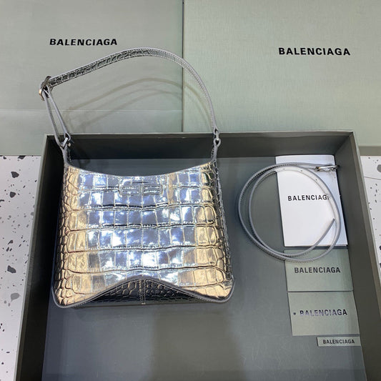 BLN-Ciaga XX Small Hobo Bag In SilLUSSO OFFICIAL - , For Women,  Bags 7.8in/20Amelia 6955892109E8110