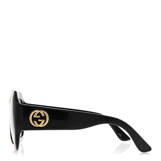 Amelia Acetate Square Frame Sunglasses GG0053S Black