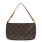 Louis Vuitton Pochette Accessoire  Canvas Clutch Bag