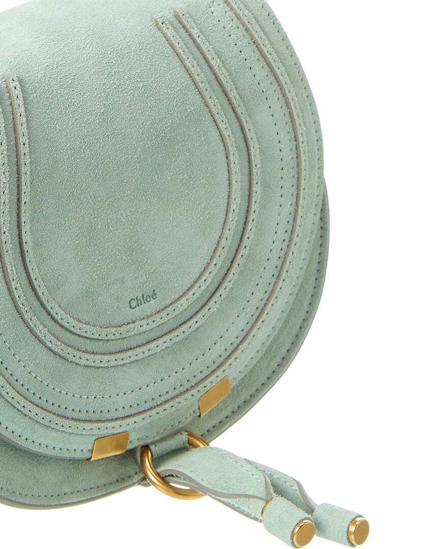 CHL - CC o? Marcie Small Suede Saddle Bag