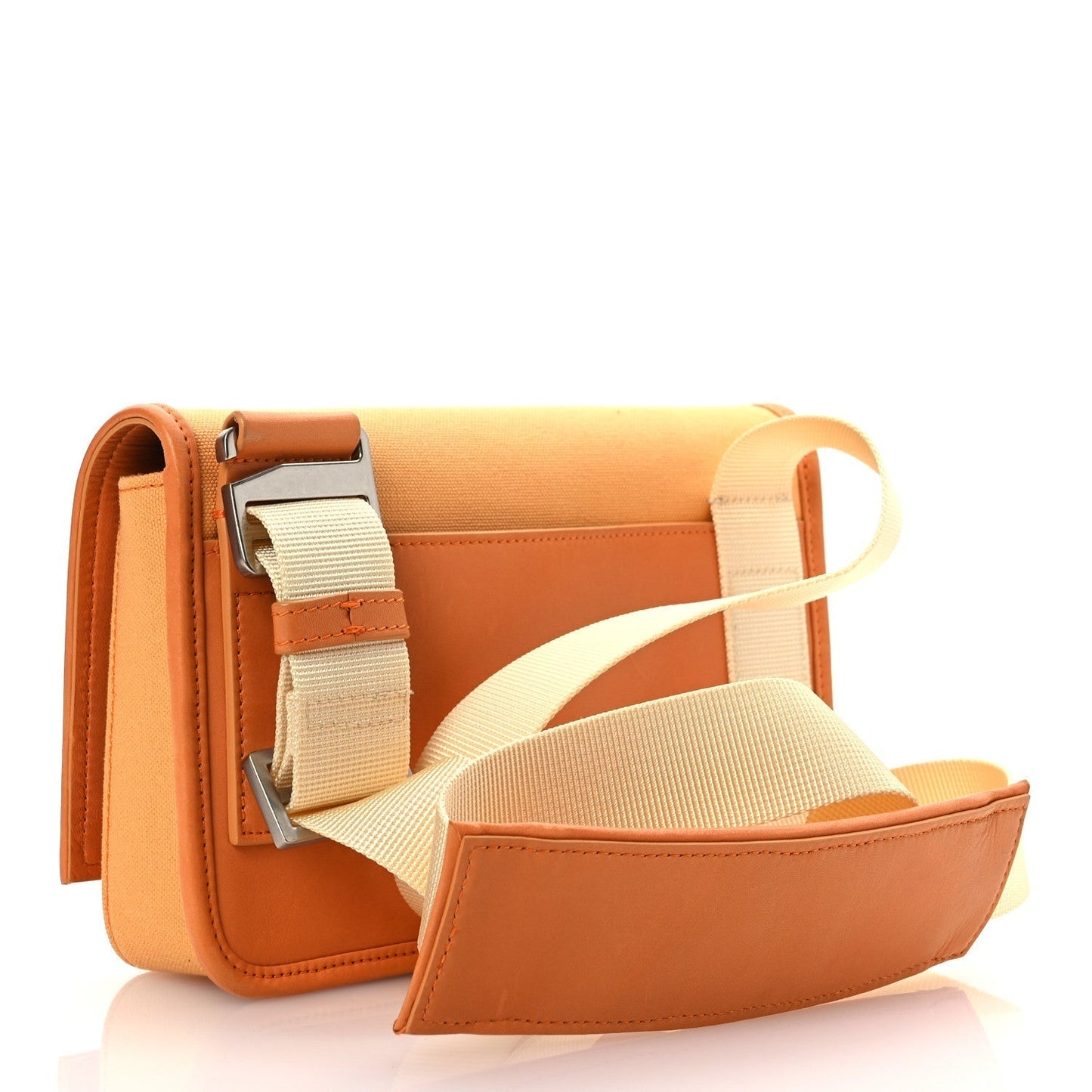 Jacquemus Canvas Le Messageru Bag Orange