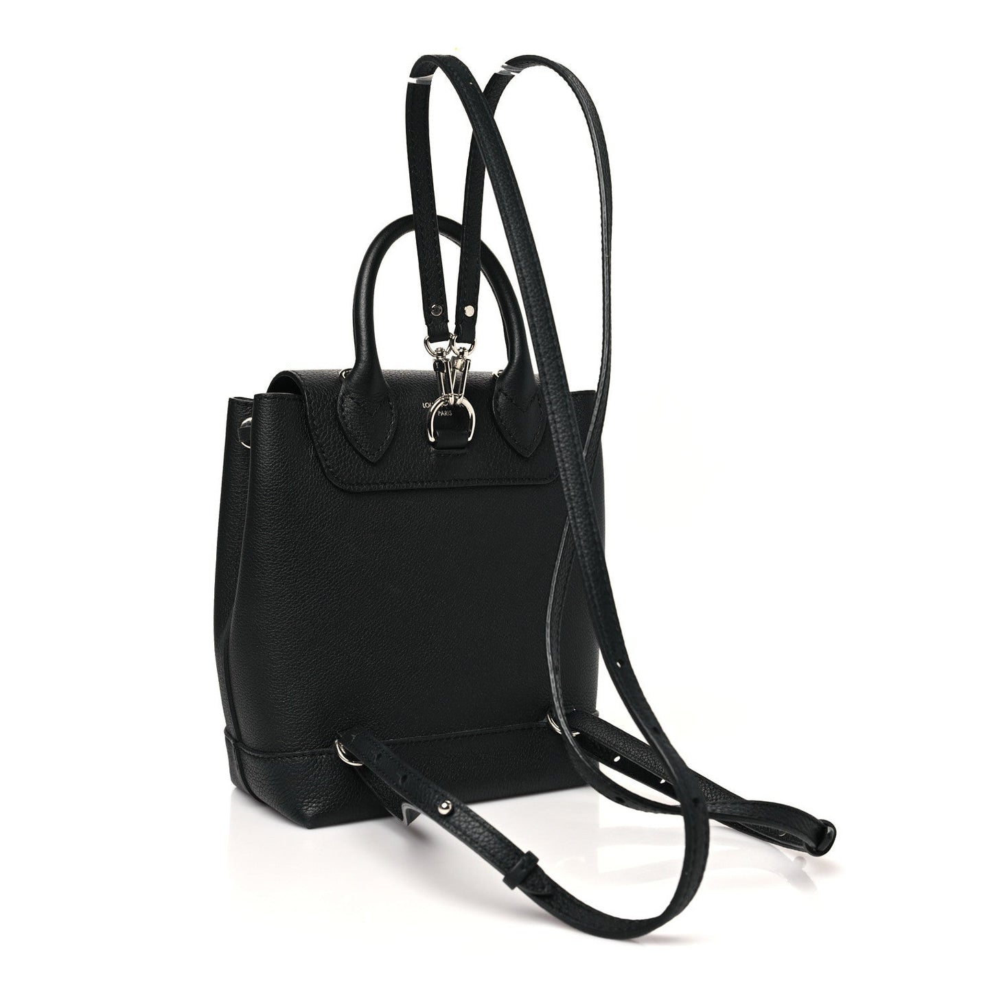 Louis Vuitton Calfskin Lockme Backpack Black