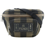 Fendi Pecan  Canvas Clutch Bag