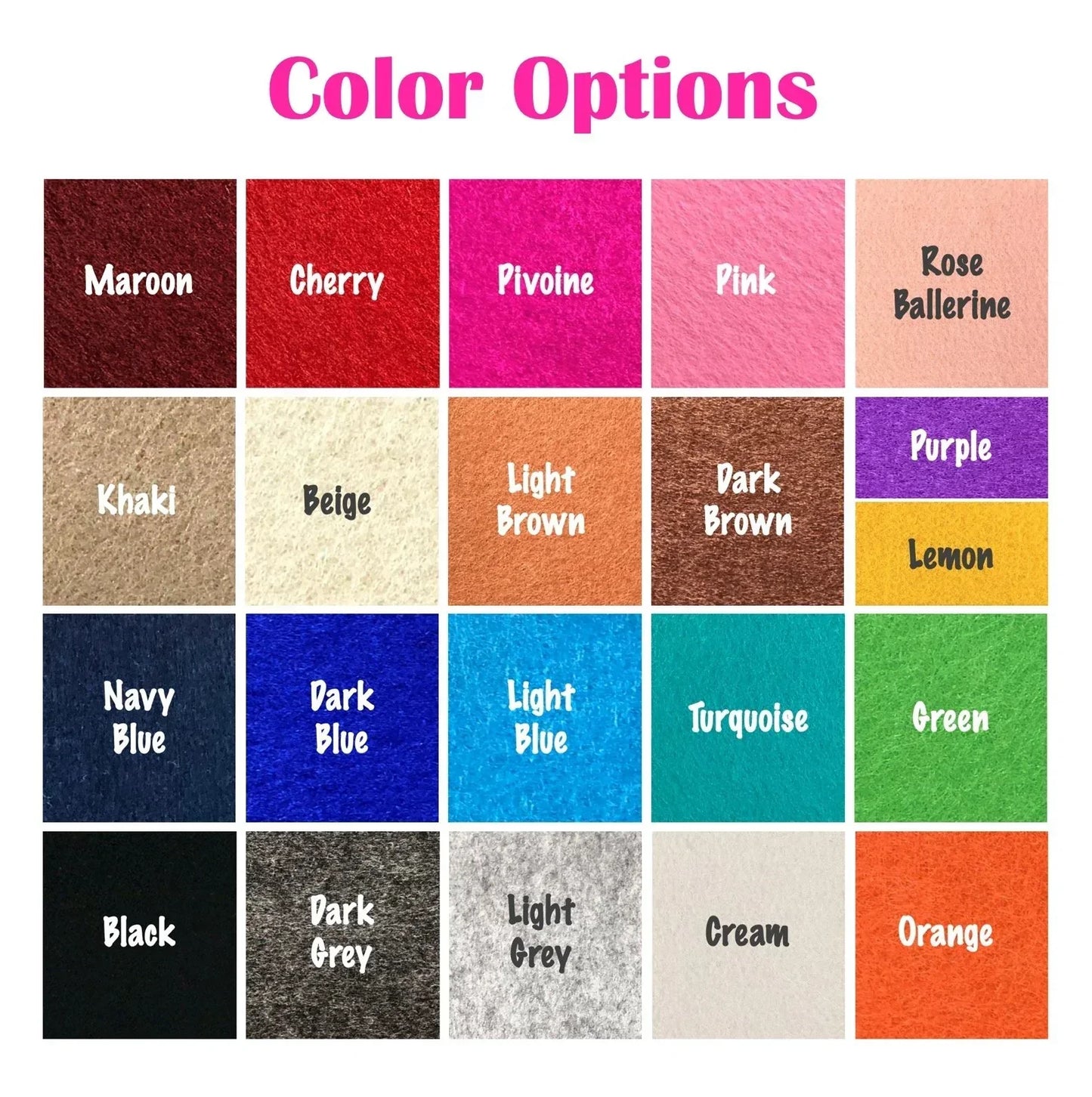 For [Large Book Tote Bag] Felt Insert Organizer Liner (Type X)