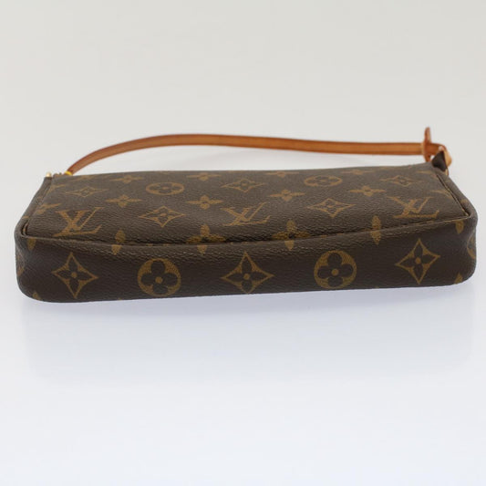 Louis Vuitton Pochette Accessoire  Canvas Clutch Bag