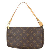 Louis Vuitton Pochette Accessoires  Canvas Clutch Bag