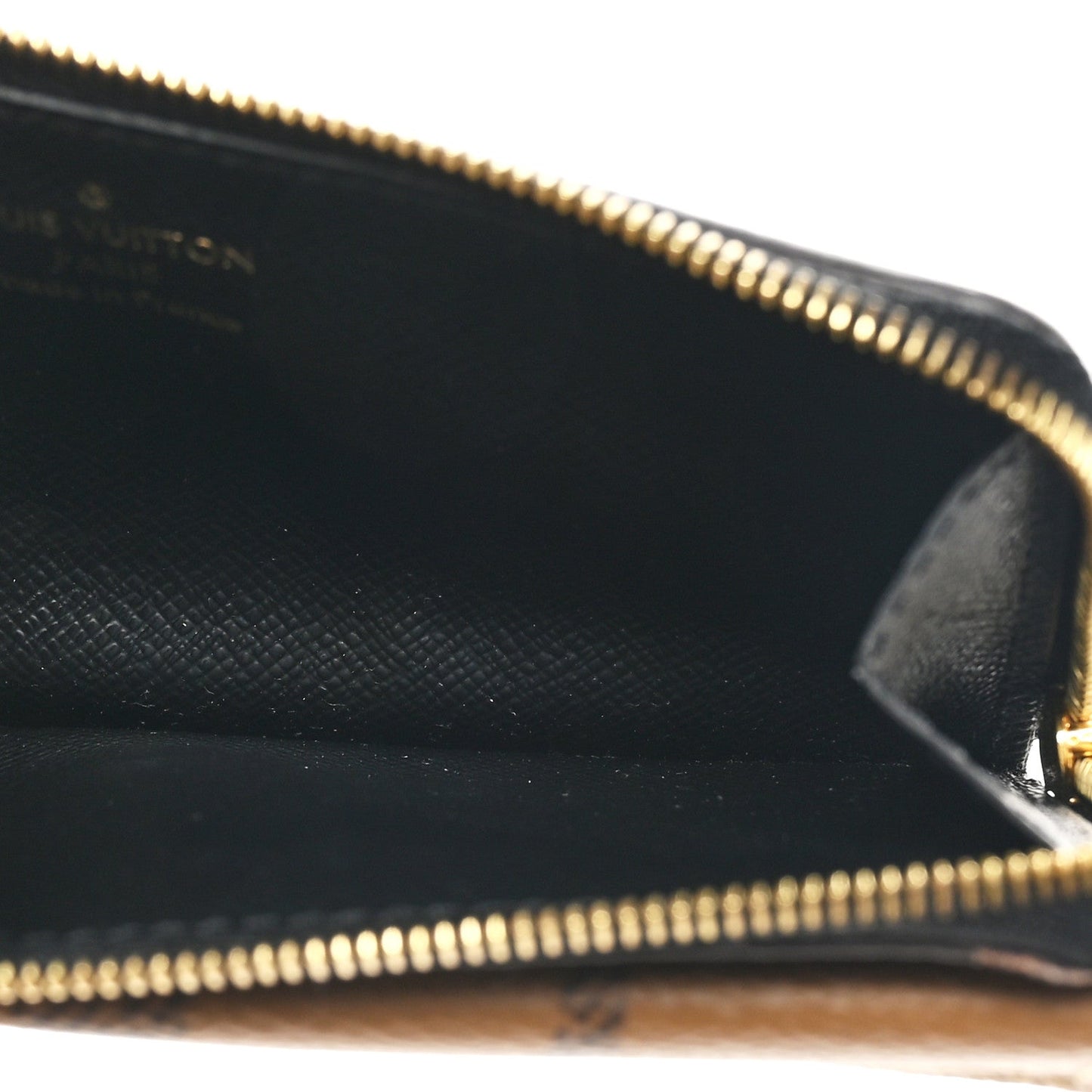 Louis Vuitton Reverse Monogram Recto Verso Card Holder Brown