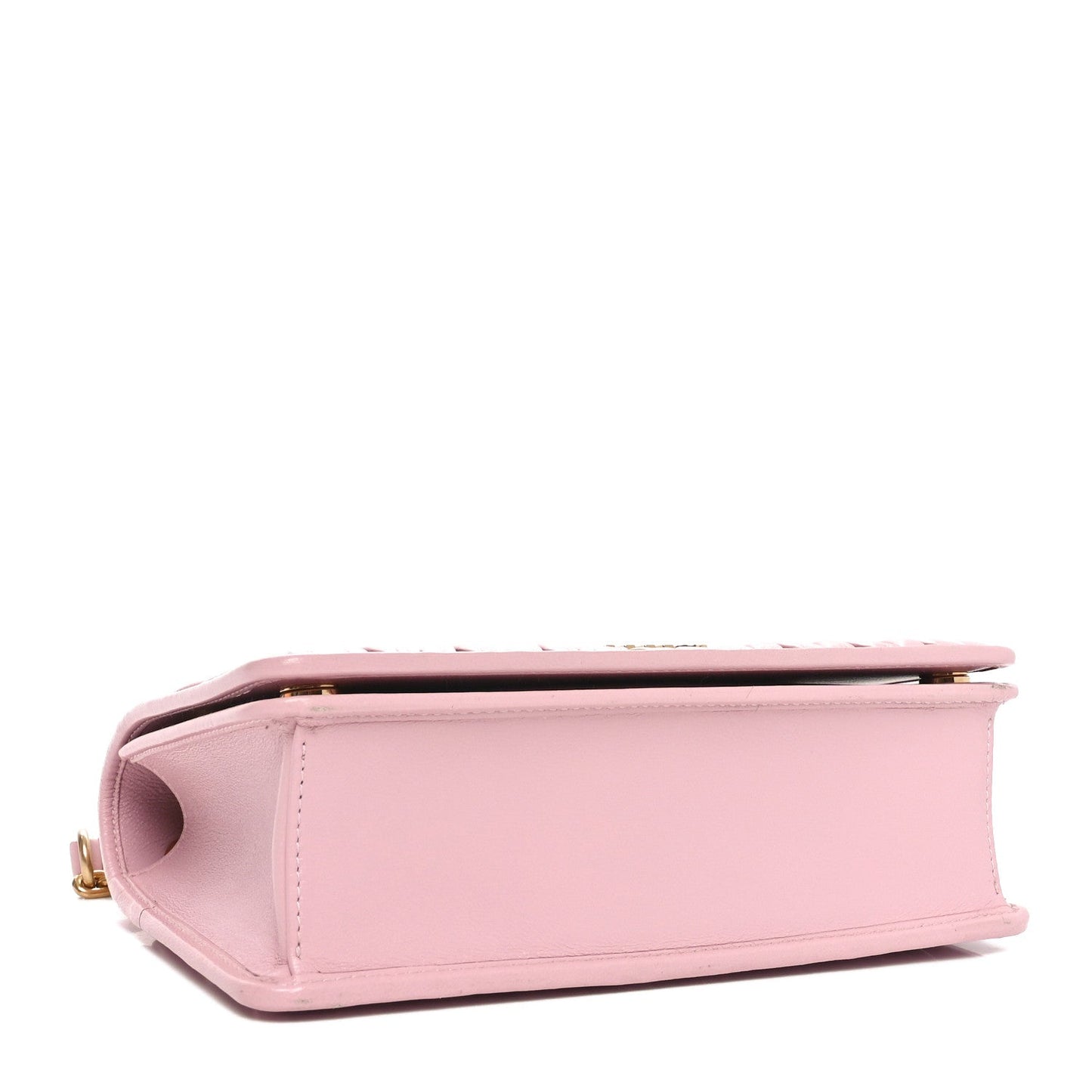 Miu Miu Nappa Matelasse Mini Chain Bag Alabastro