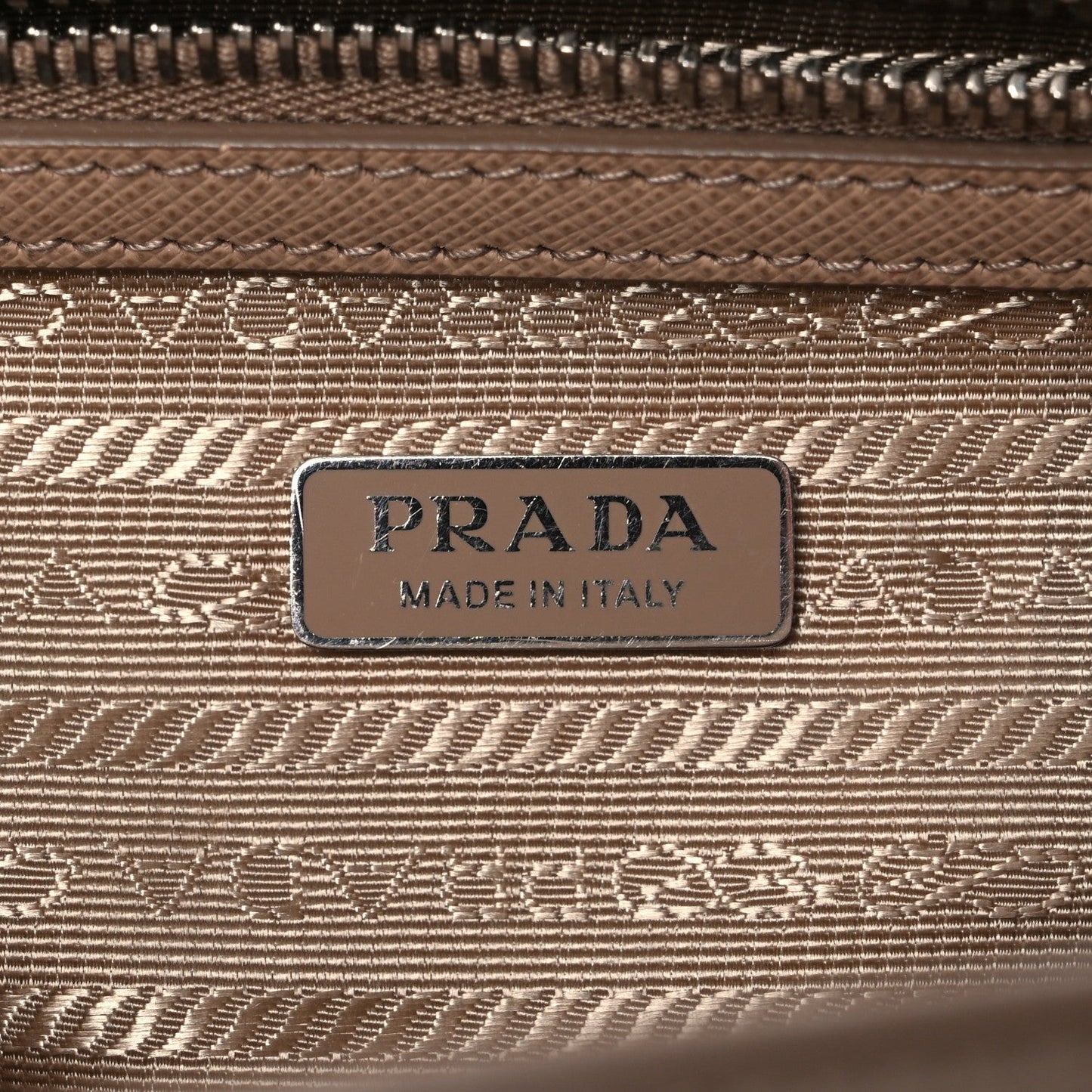 Prada Saffiano Lux Micro Galleria Shoulder Bag Cammeo