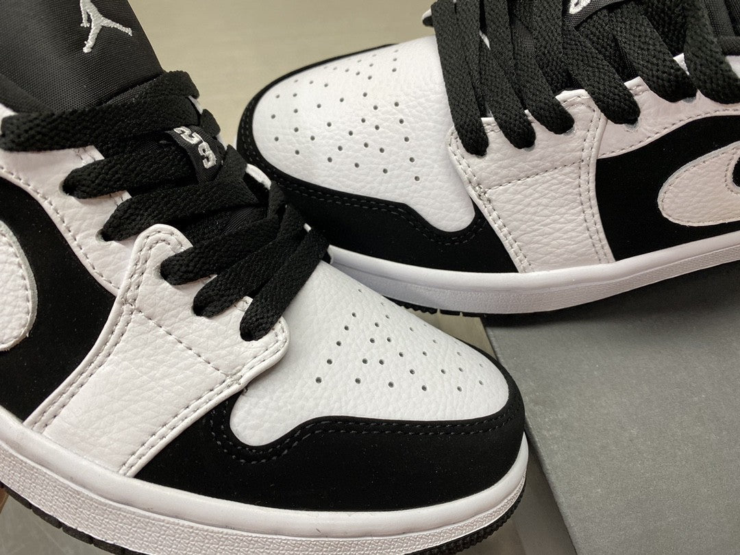  Nike Air Jordan 1 White Black For Men