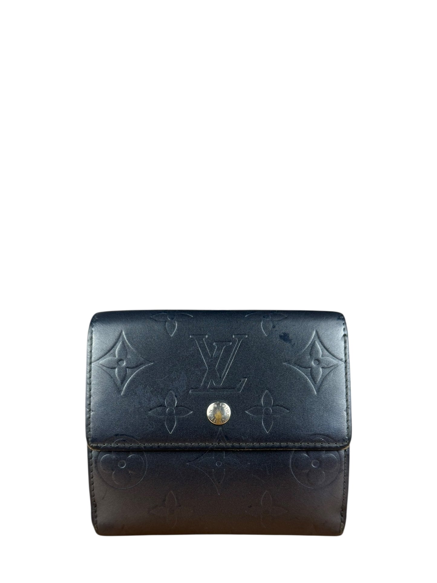 Louis Vuitton   Dark Grey Matte Vernis Wallet