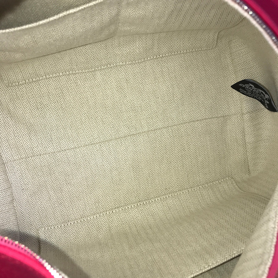 HERMES Bridua Black GM Hand bag