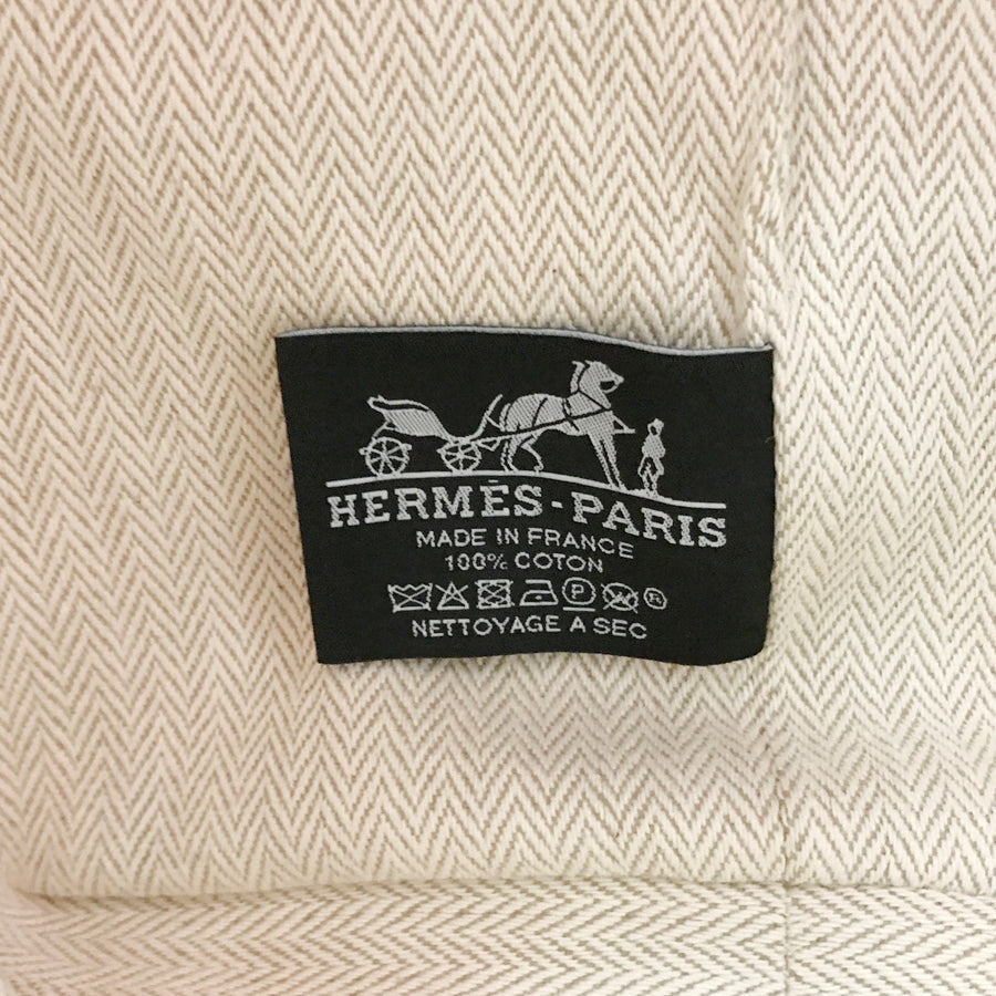 HERMES Bridua Black GM Hand bag