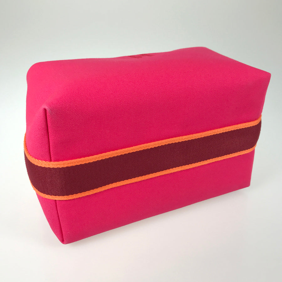 HERMES Bridua Black GM Hand bag