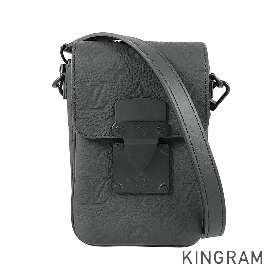 LOUIS VUITTON Taurillon Leather S Lock Vertical Wearable Wallet M81524 Shoulder bag