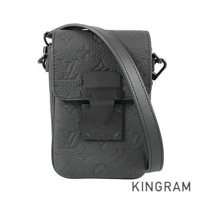 LOUIS VUITTON Taurillon Leather S Lock Vertical Wearable Wallet M81524 Shoulder bag