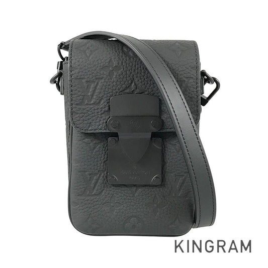 LOUIS VUITTON Taurillon Leather S Lock Vertical Wearable Wallet M81524 Shoulder bag