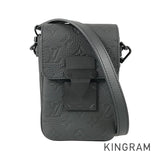 LOUIS VUITTON Taurillon Leather S Lock Vertical Wearable Wallet M81524 Shoulder bag