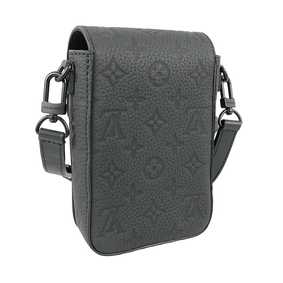 LOUIS VUITTON Taurillon Leather S Lock Vertical Wearable Wallet M81524 Shoulder bag