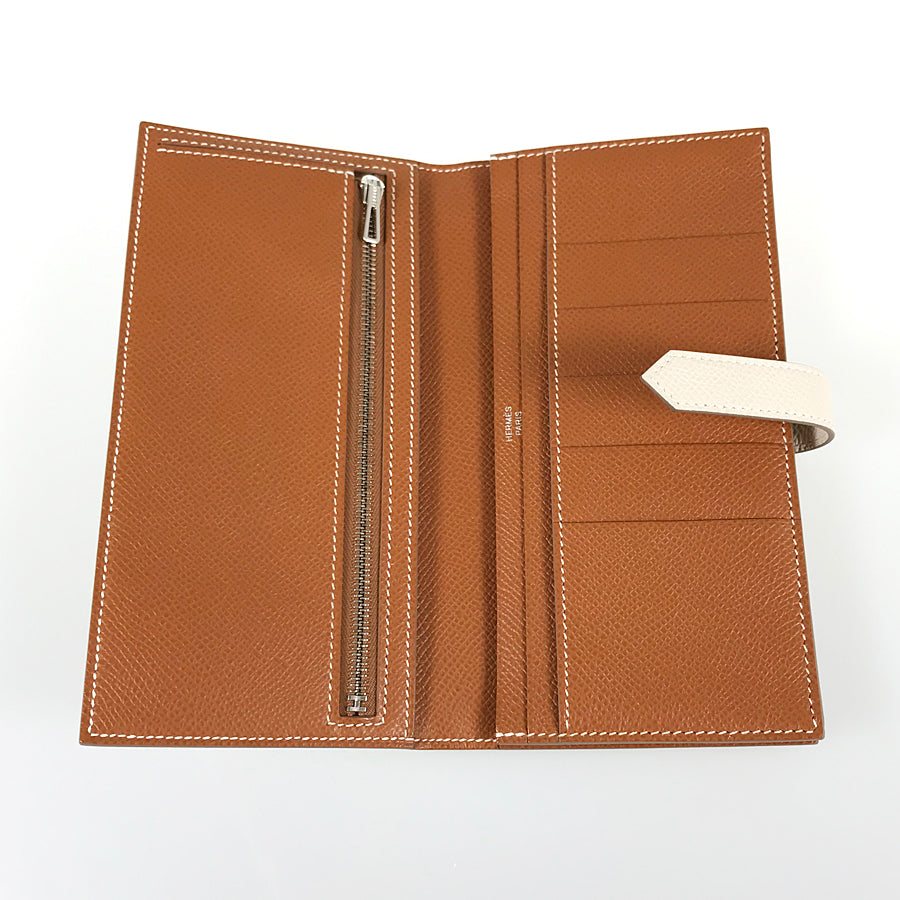 HERMES Bearn Souffle Long wallet bifold