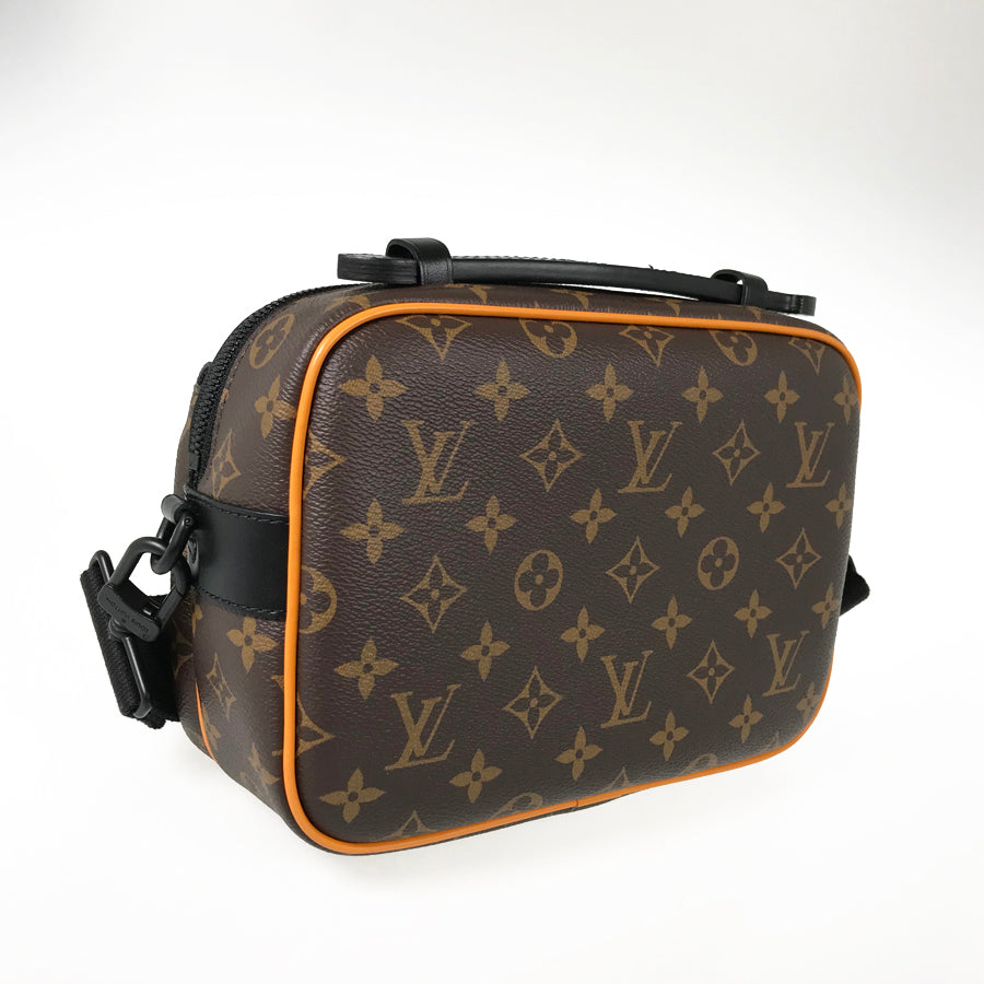 LOUIS VUITTON Monogram Macassar S Lock Messenger M46688 Shoulder bag