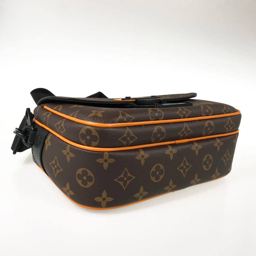LOUIS VUITTON Monogram Macassar S Lock Messenger M46688 Shoulder bag
