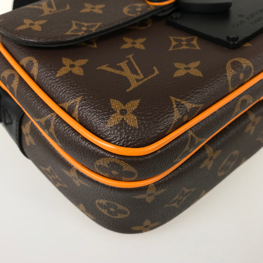LOUIS VUITTON Monogram Macassar S Lock Messenger M46688 Shoulder bag