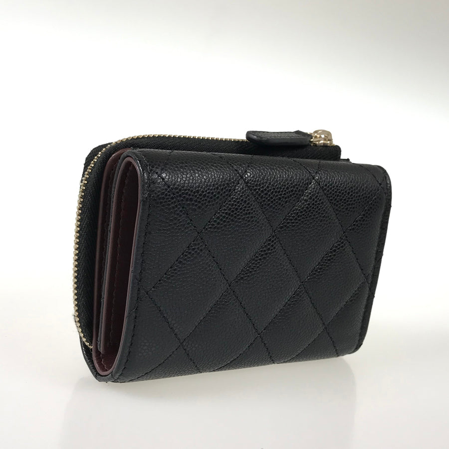 CHANEL Matelasse Trifold wallet