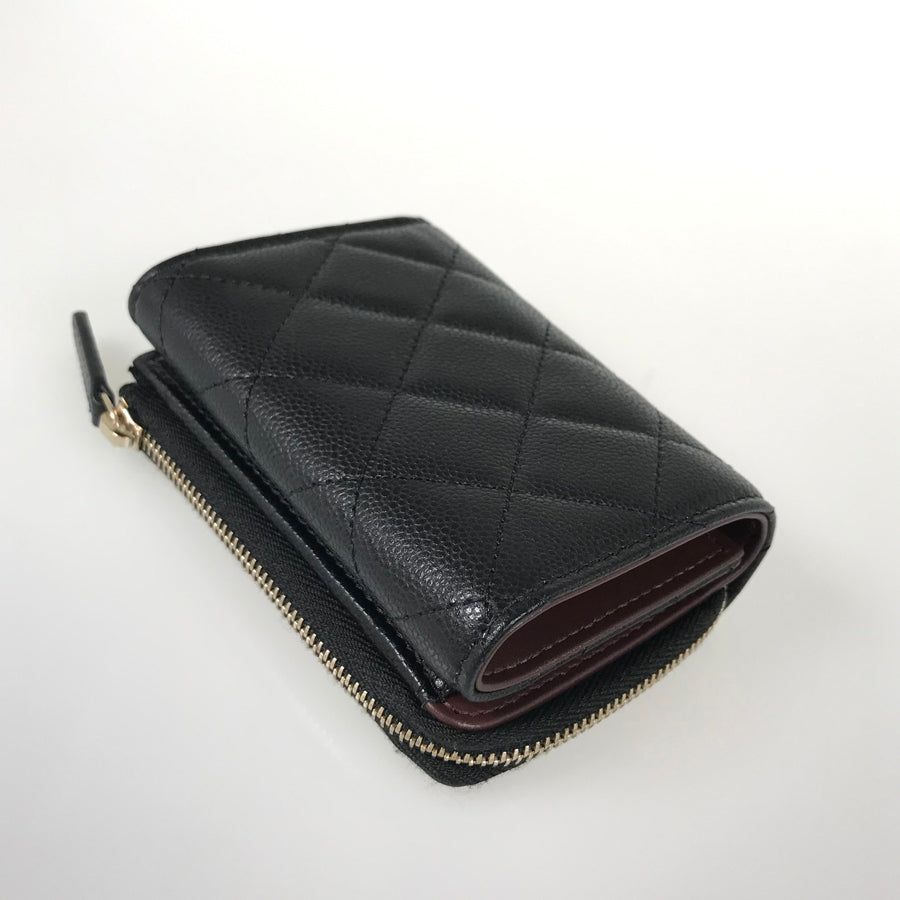 CHANEL Matelasse Trifold wallet