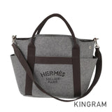 HERMES sacked panther jug room Tote bag