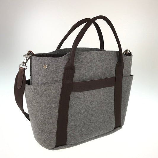 HERMES sacked panther jug room Tote bag