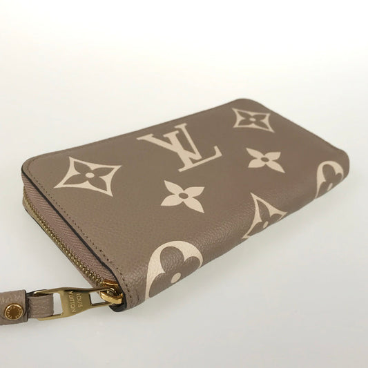 LOUIS VUITTON Monogram Empreinte Bicolor Zippy Wallet M69794 Long wallet Round zipper